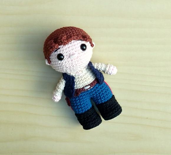 Han Solo ( Star Wars ) Amigurumi