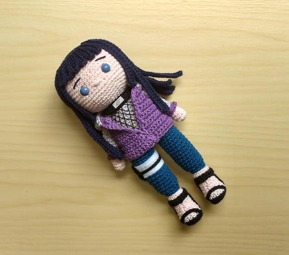 Hinata Hyuga 30cm ( Naruto Shippuden) Amigurumi