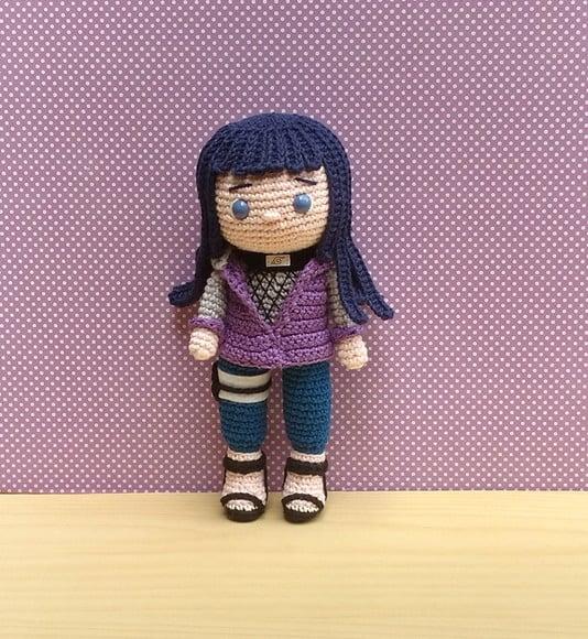Hinata Hyuga 30cm ( Naruto Shippuden) Amigurumi