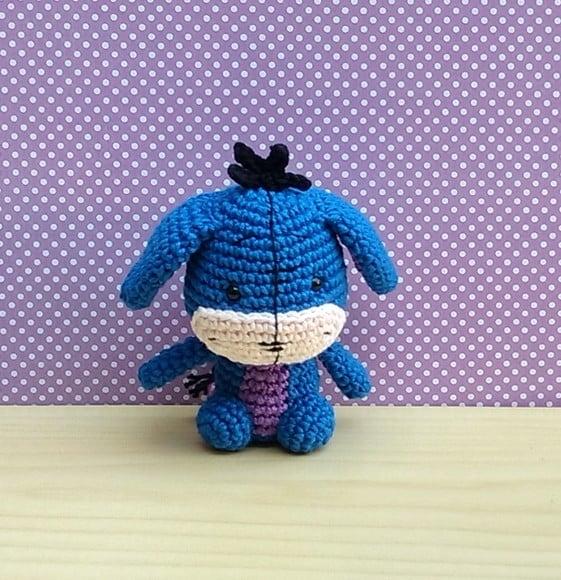 Ió ( Turma do Ursinho Pooh ) Amigurumi