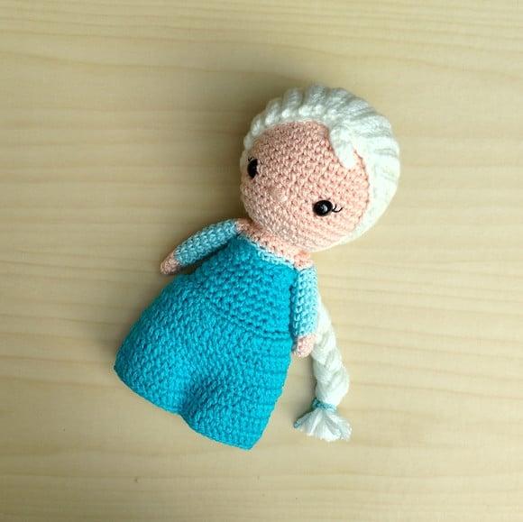 Kit Princesas Elsa e Anna Amigurumi - Frozen