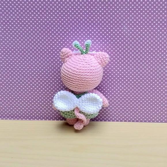 Kitty Fada ( a Casa Mágica da Gabby) Amigurumi