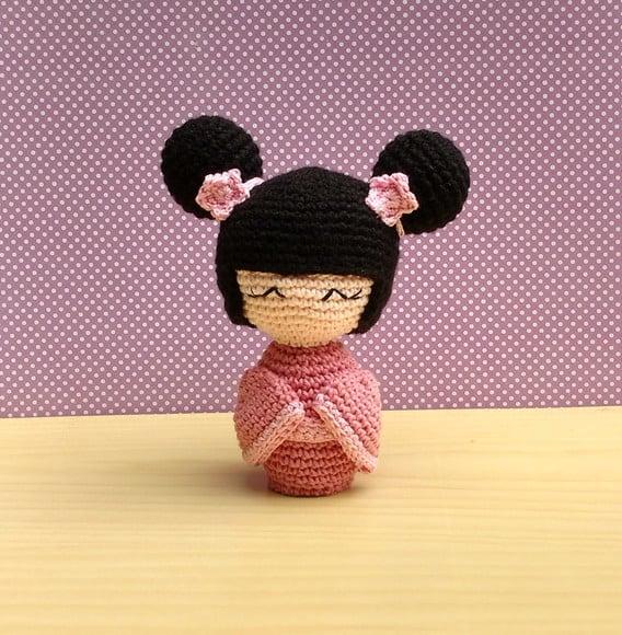 Kokeshi Hanako Amigurumi