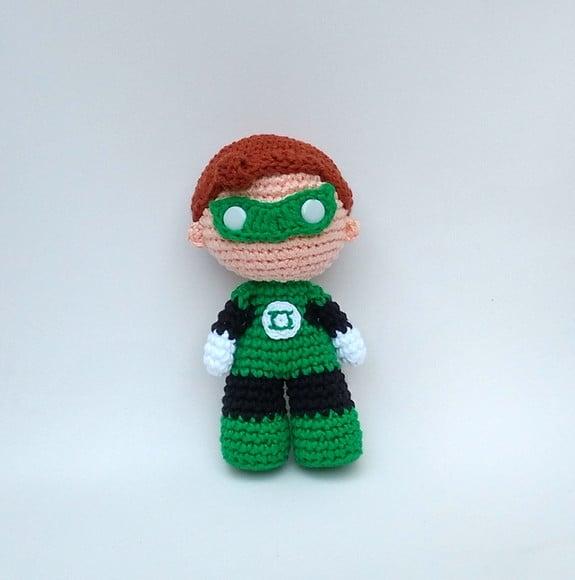 Lanterna Verde Amigurumi