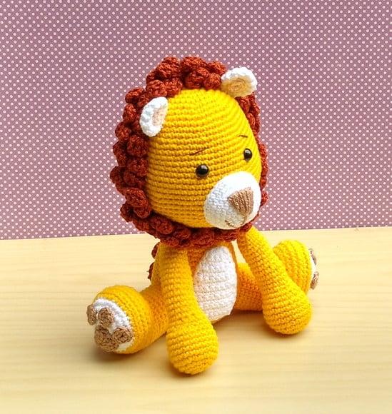 Leão Dudu Amigurumi