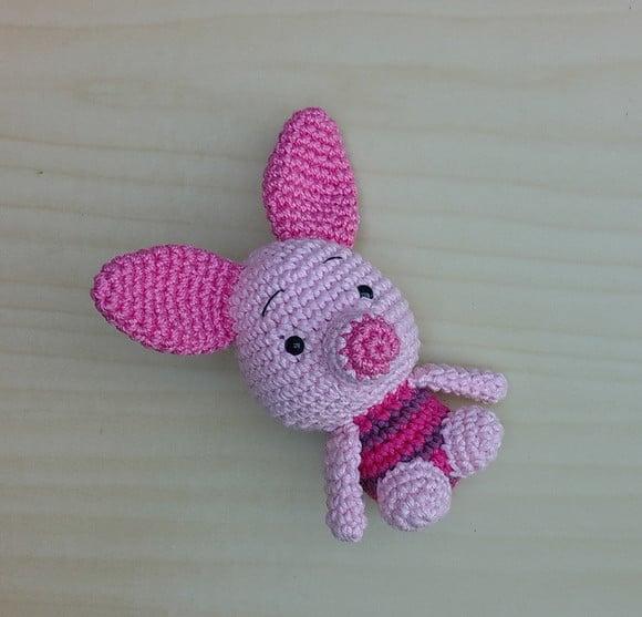 Leitão ( Turma do Ursinho Pooh ) Amigurumi