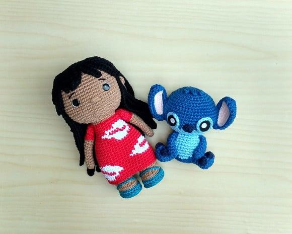 Lilo e Stitch Amigurumi - Lilo & Stitch