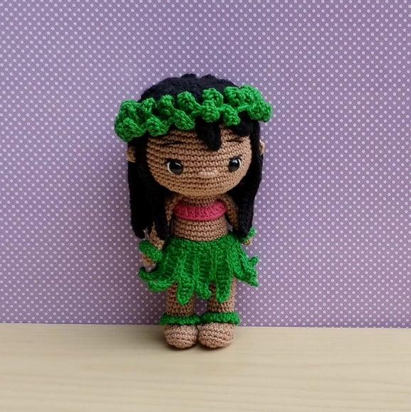 Lilo Hula Amigurumi - Lilo & Stitch
