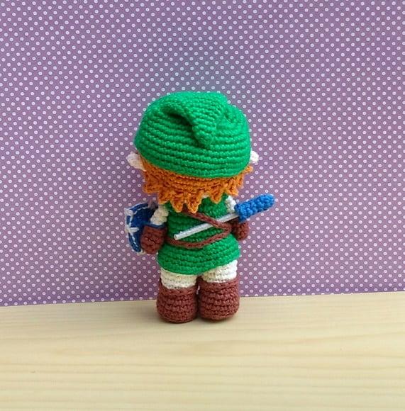 Link ( a Lenda de Zelda) Amigurumi