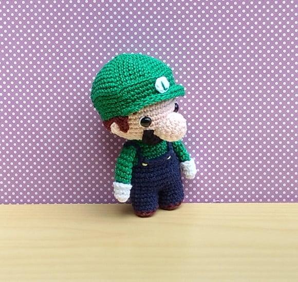 Luigi Chibi - Super Mario Amigurumi