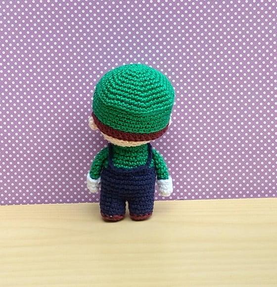 Luigi Chibi - Super Mario Amigurumi