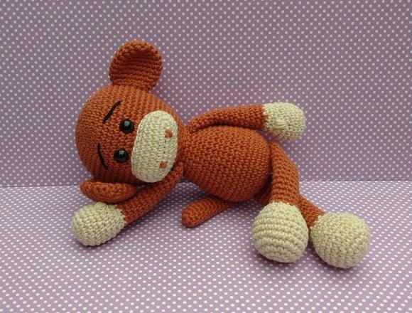 Macaco Maverick Amigurumi