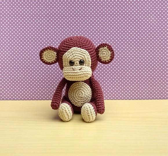 Macaco Melvin Amigurumi