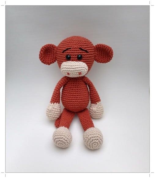 Macaco Maverick Amigurumi