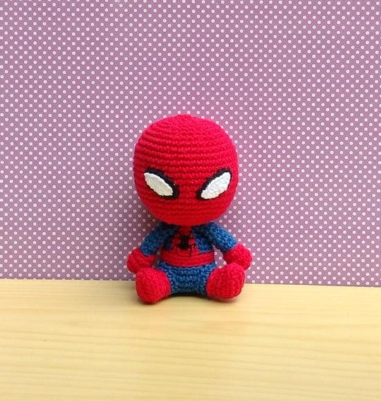 Menino Aranha (homem Aranha) Amigurumi