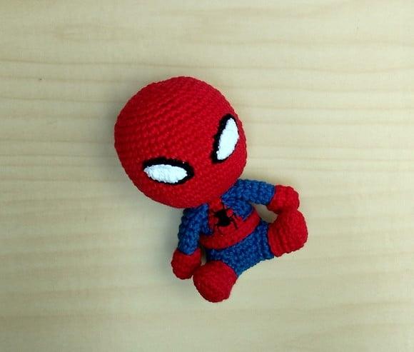 Menino Aranha (homem Aranha) Amigurumi