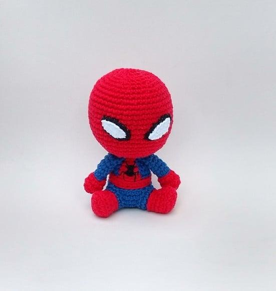 Menino Aranha (homem Aranha) Amigurumi