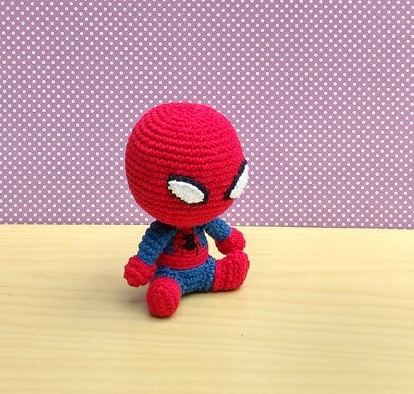 Menino Aranha (homem Aranha) Amigurumi