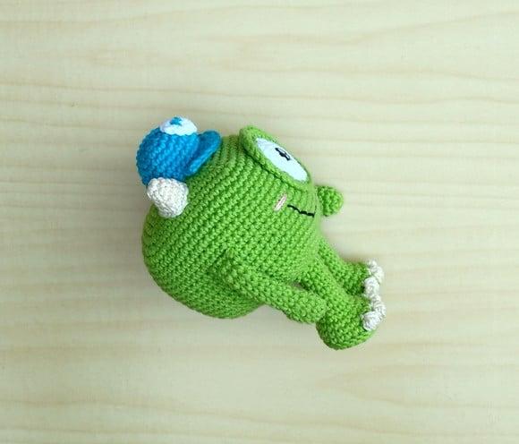 Mike Wazowski (monstros Sa) Amigurumi