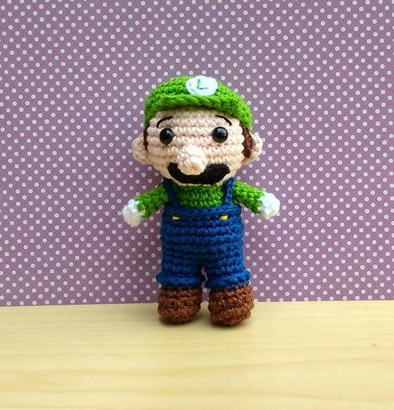 Mini Luigi ( Mario Bros - Game) Amigurumi