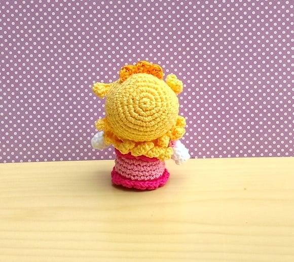 Mini Princesa Peach ( Mario Bros- Game) Amigurumi