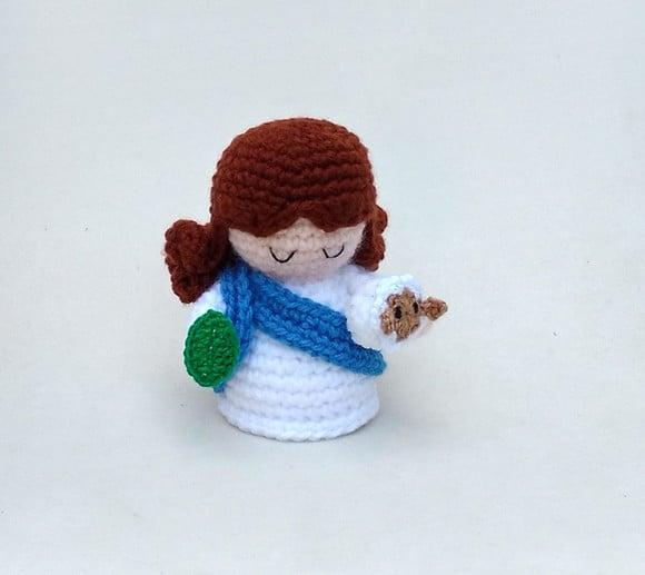 Mini Santa Inês Amigurumi