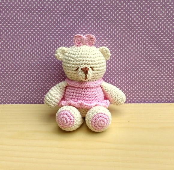 Mini Ursa Charlote Amigurumi