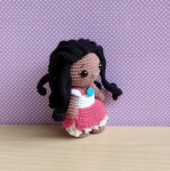 Moana, Puá e Hei Hei (moana) Amigurumi
