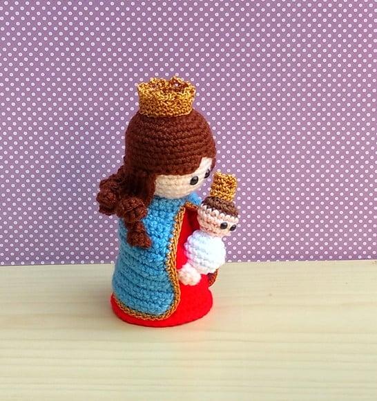 Nossa Senhora Auxiliadora Amigurumi