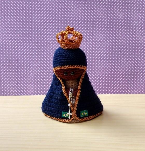 Nossa Senhora Aparecida Versão 2 Amigurumi