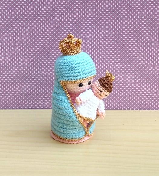 Nossa Senhora da Saúde Amigurumi