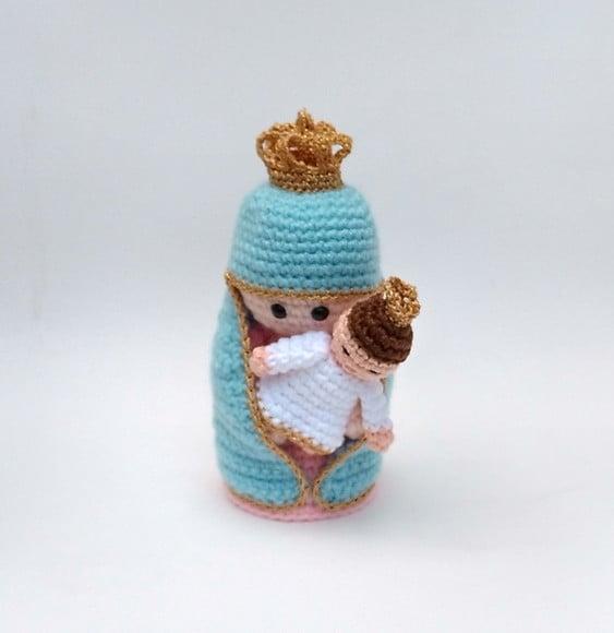 Nossa Senhora da Saúde Amigurumi