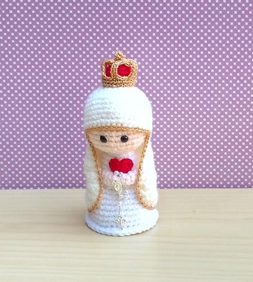 Nossa Senhora de Fátima Amigurumi