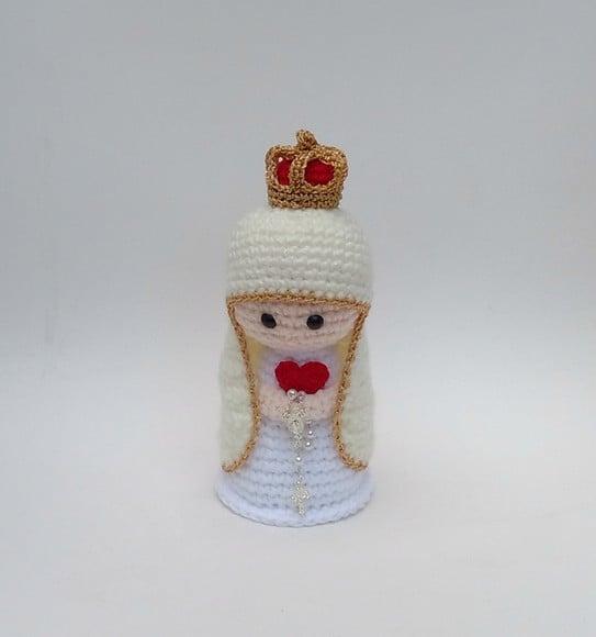 Nossa Senhora de Fátima Amigurumi