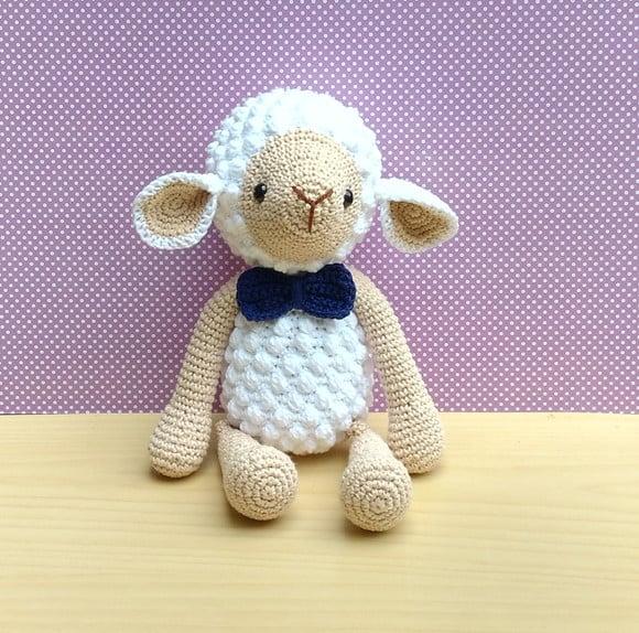 Ovelha Pipoca Amigurumi