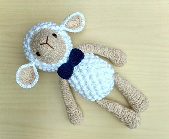 Ovelha Pipoca Amigurumi