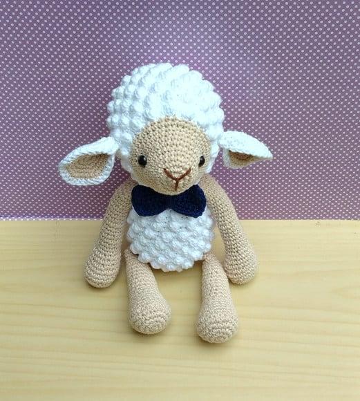 Ovelha Pipoca Amigurumi