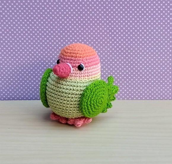 Pássaro do Amor Love Amigurumi