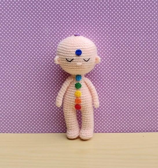 Pedido Especial Thais Boneco Reiki Amigurumi