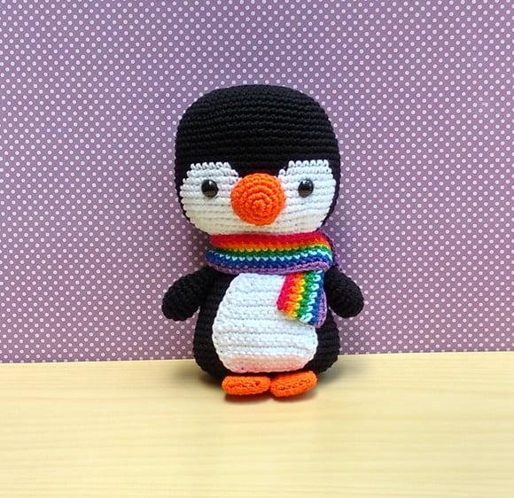Pinguim Otto Amigurumi