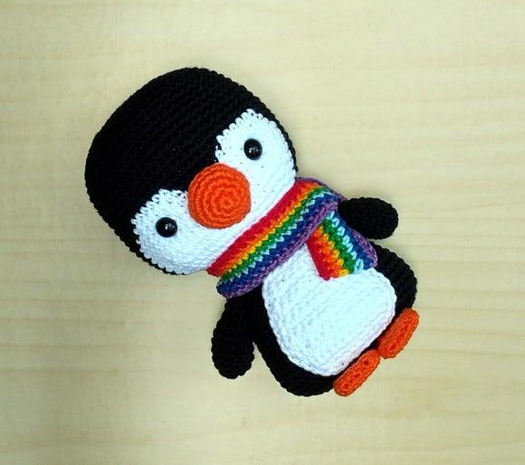 Pinguim Otto Amigurumi
