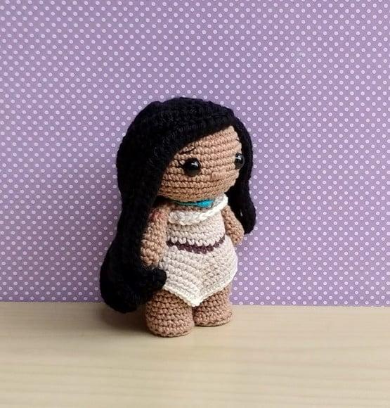 Pocahontas Amigurumi *pronta Entrega