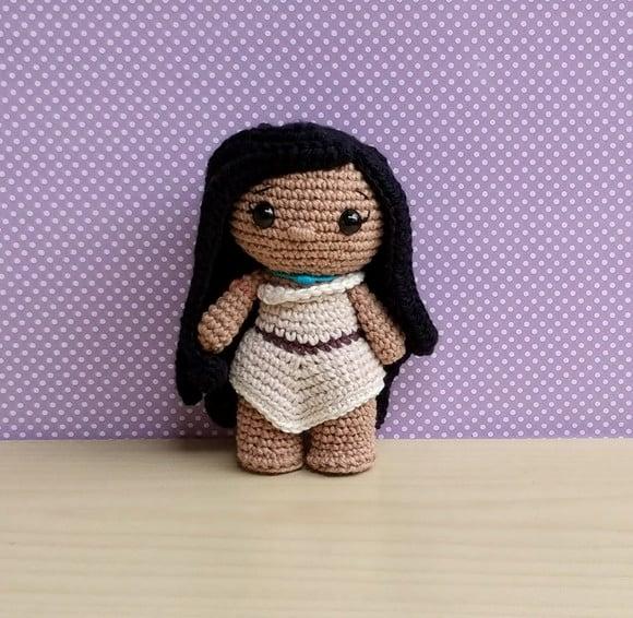 Pocahontas Amigurumi *pronta Entrega