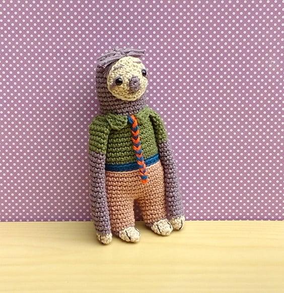 Preguiça Flash Zootopia Amigurumi