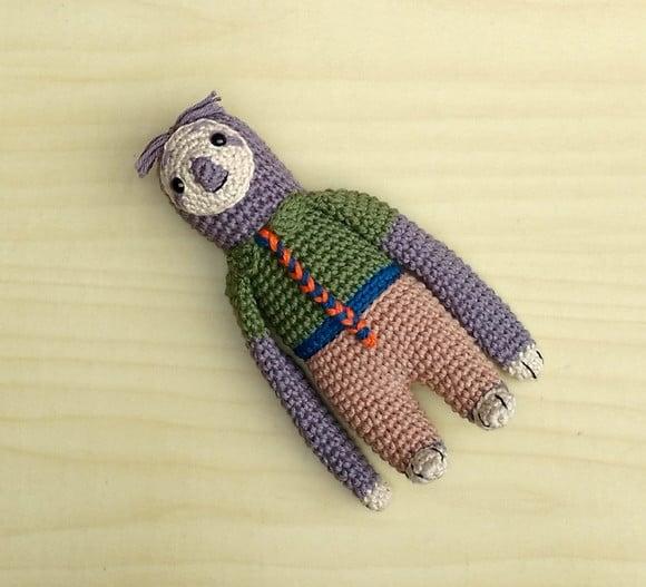 Preguiça Flash Zootopia Amigurumi