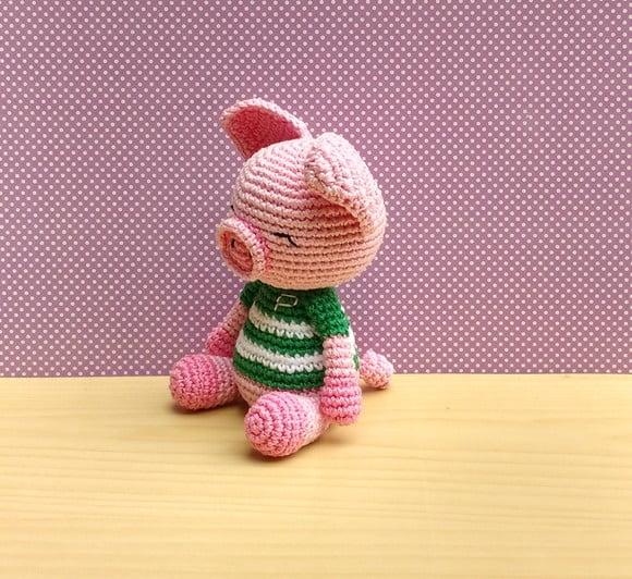 Porquinho Peppo Amigurumi