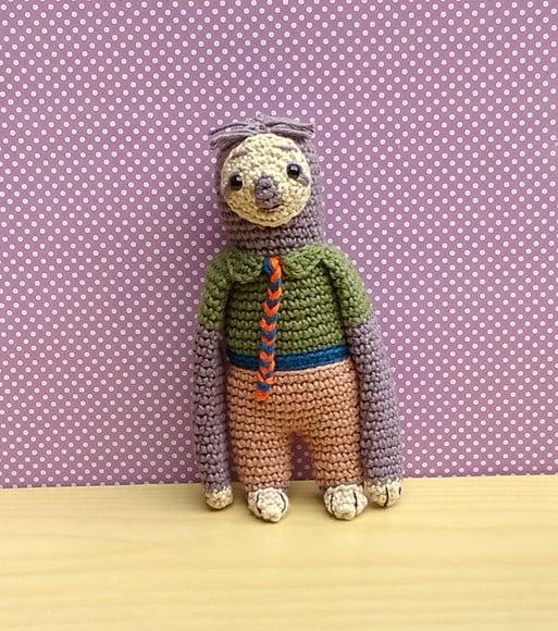 Preguiça Flash Zootopia Amigurumi