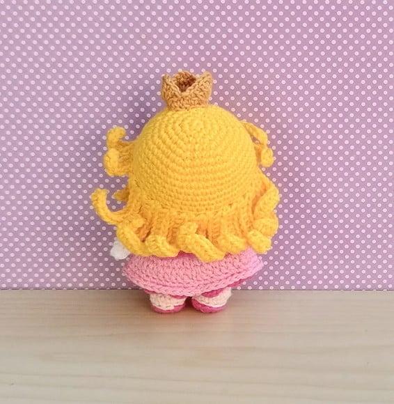 Princesa Peach Chibi - Super Mario Amigurumi