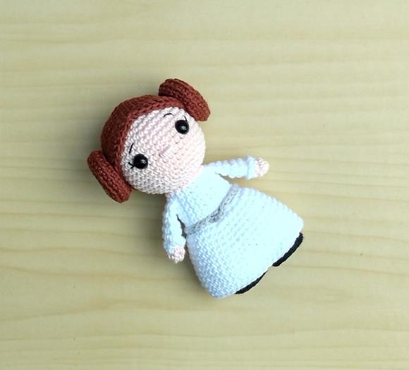 Princesa Leia ( Star Wars ) Amigurumi