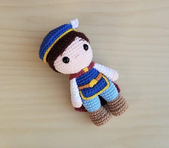 Príncipe Fernando - Branca de Neve Amigurumi ** Pronta Entr